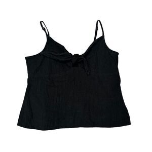 Cotton On Black Linen Blend Cami